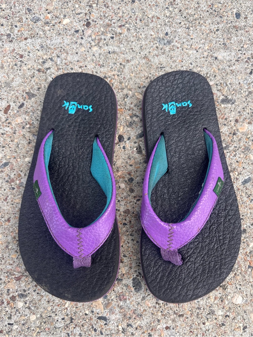 Sanuk Kids Yoga Mat Flip Flop Sandals